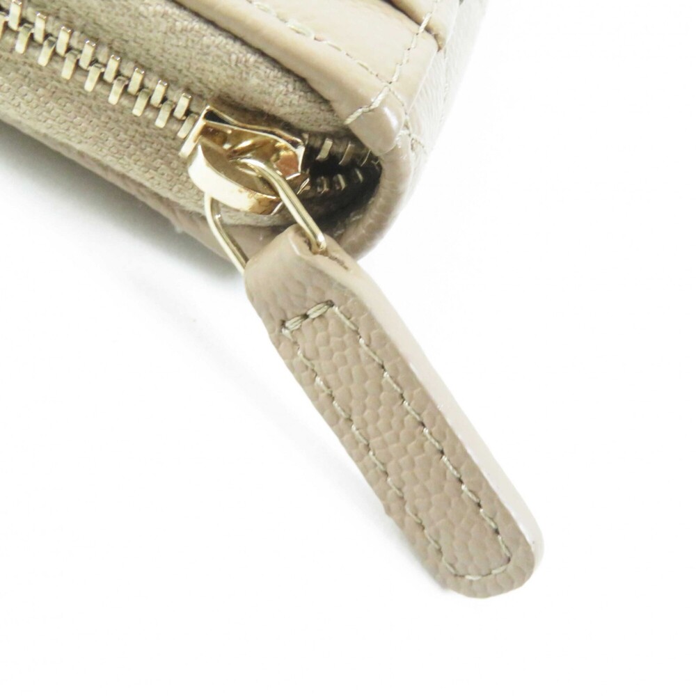 CHANEL Authentic Cream Caviar Leather Wallet - Picture 7 of 11